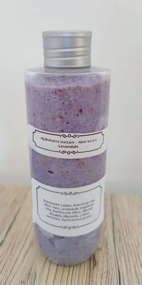 Hydratační balzám: Aloe vera a Levandule 200ml