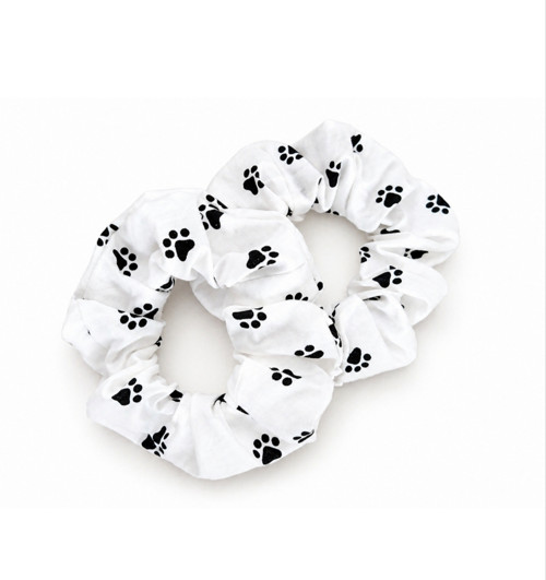 Scrunchies Látková gumička Tlapky