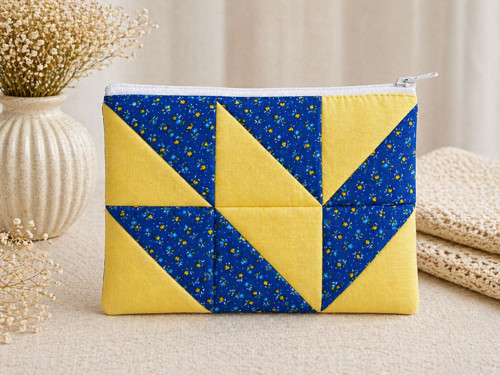 Kosmetická taštička motiv patchwork