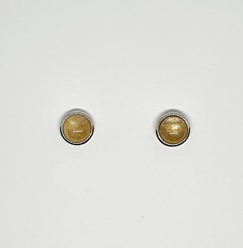 Přepychové náušnice - Golden Rutile 153
