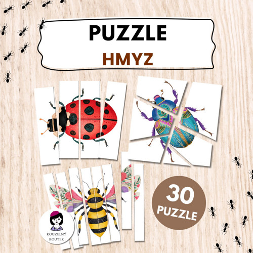 Hmyzí puzzle | Hmyz | Skládačky