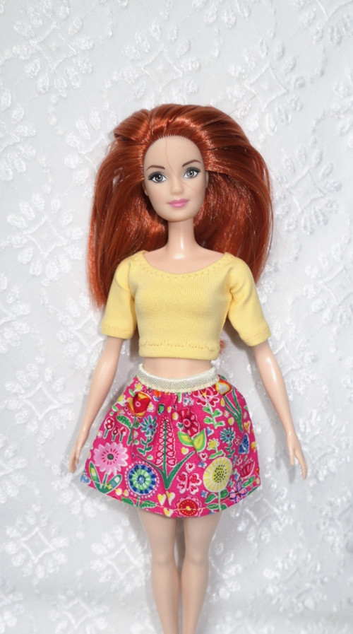 Barbie - natahovací sukně — foto 1