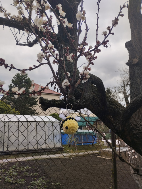 Háčkovaná včelka — foto 1