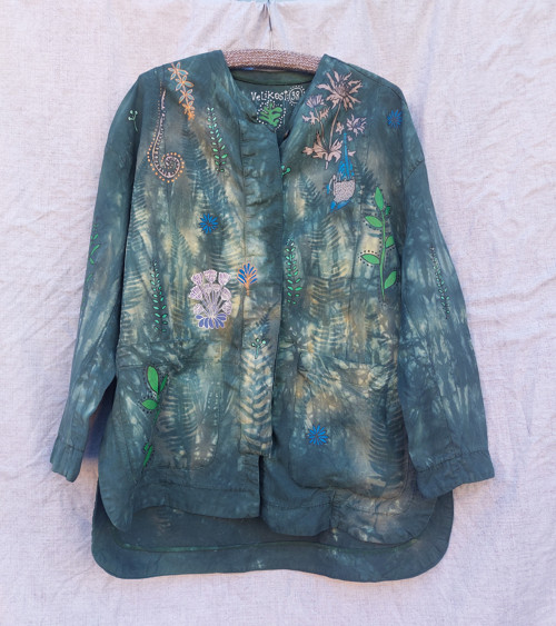 Khaki kabátek velikost 38 ( oversize ) — foto 1