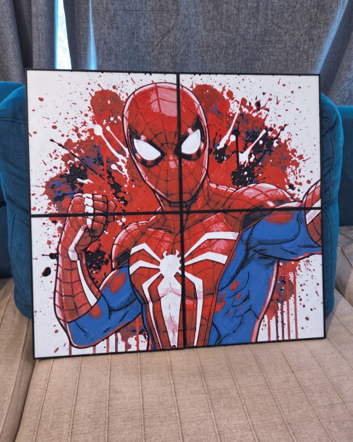 HueForge obraz Spider-Man
