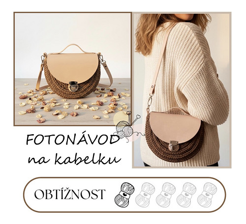 E-HÁČKONÁVOD č. 25 - kabelka Michel