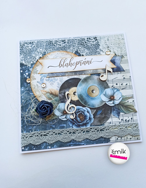 UNI přání s vinylovými deskami "Melody of My Soul"