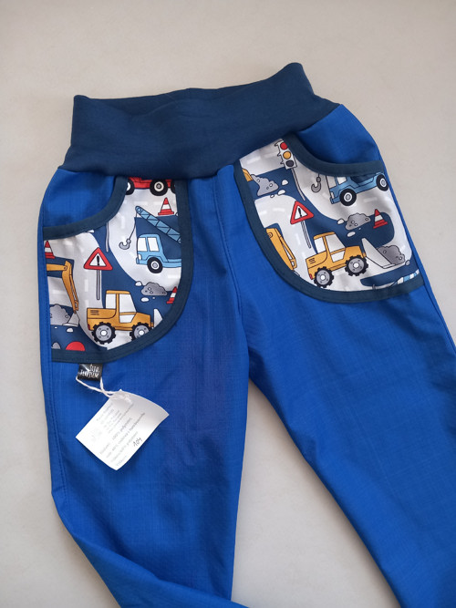Jarní/podzimní softshellové kalhoty Stavba 104
