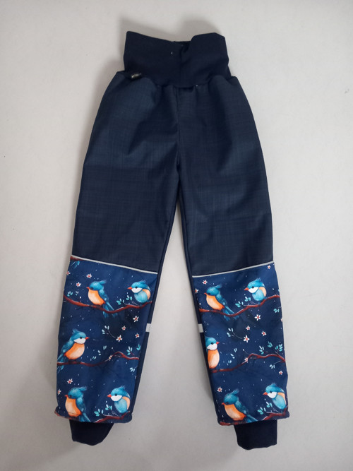 Beránkové softshellové kalhoty 116