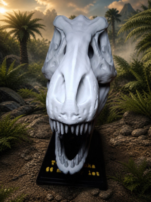 T-Rex dekorační lebka