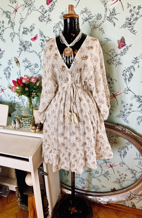 Šaty boho vyšívané — foto 1