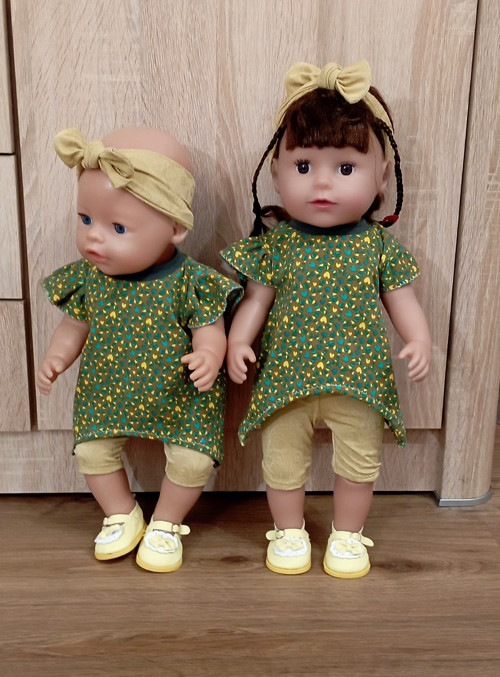 Set 3 ks oblečení pro Baby Born 43 - 46 cm