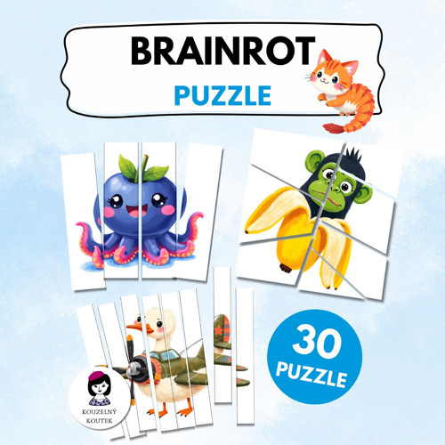 Italian brainrot puzzle | Brainrot skládačky |