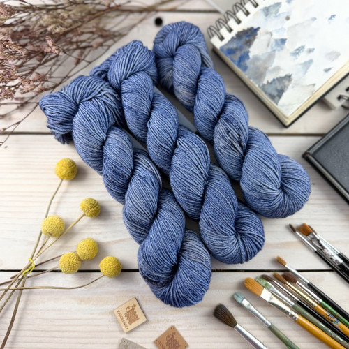 Ručně barvené merino sport SATIN