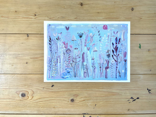 Zamilovaná zvířátka - LIGHT BLUE… A4