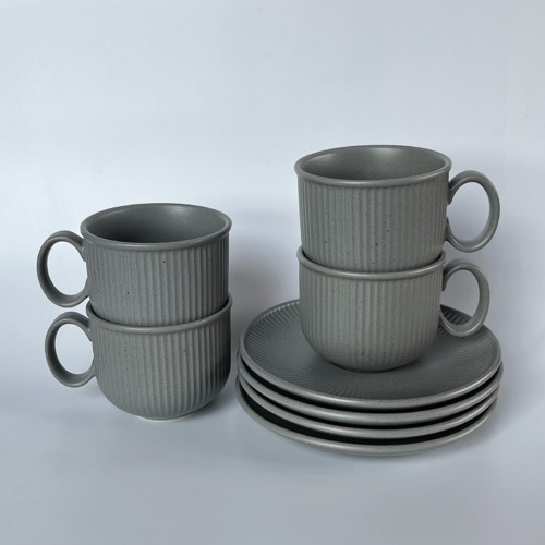 4x šálek s podšálkem Beton 250ml, Thomas Rosenthal