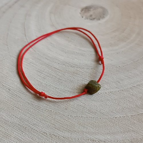 Jadeit - ochranný kabbalah náramek — foto 1