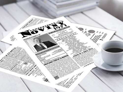 55 let: 3stránkové "Narozeninové NOVINY" 197, PDF
