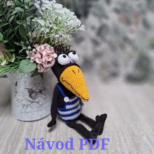 Návod na háčkovaného havrana
