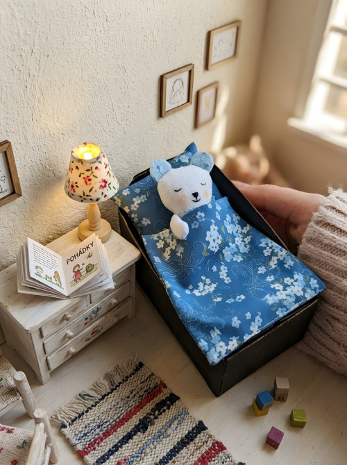 Malý medvídek pod peřinkou — foto 1