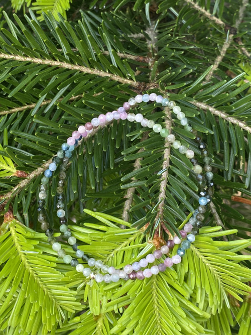Turmalín multicolor broušený wrap — foto 1