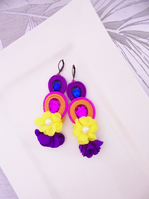 Soutache náušnice