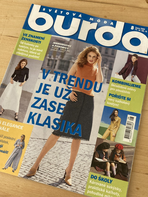 Časopis - BURDA 08/2000