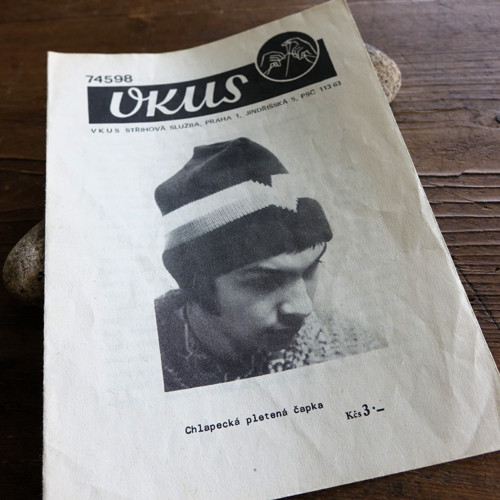 VKUS 74598 ... chlapecká pletená čapka