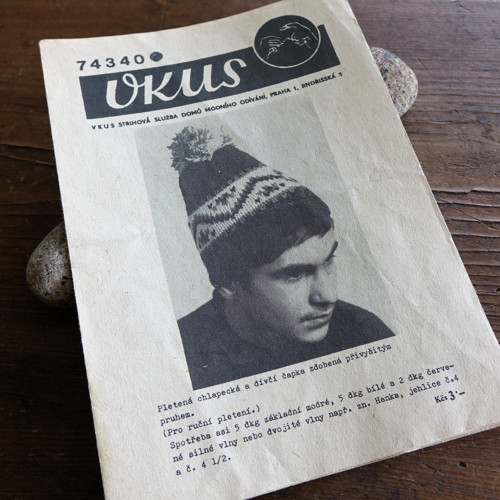 VKUS 74340 ... chlapecká pletená čapka