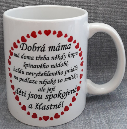 Hrníček s potiskem a textem na přání