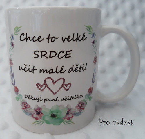 Hrníček s potiskem a textem na přání