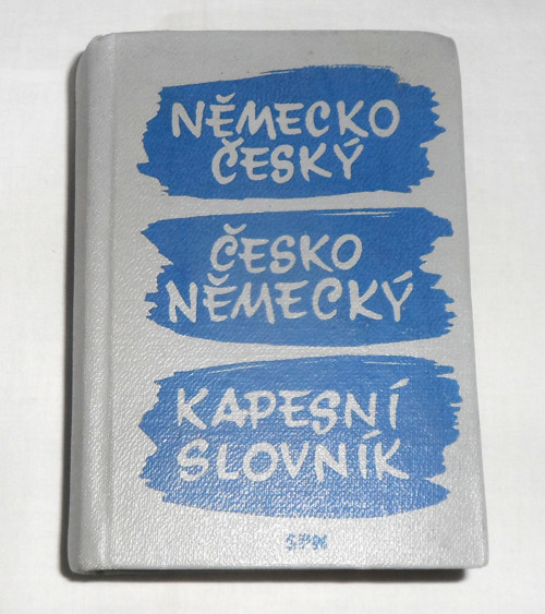 Německo-ČESKÝ, česko-NĚMECKÝ SLOVNÍK, 1966