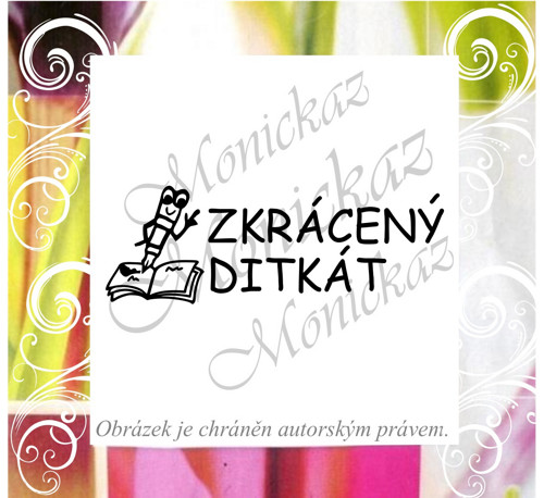 Zkrácený diktát 2477. Razítko motivační.