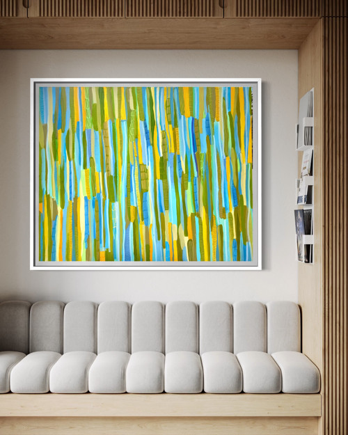 Spring flow, 120x100cm