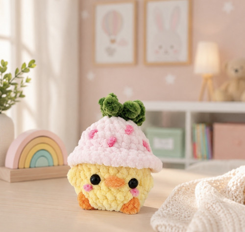 Jahodová mini kačenka do dlaně