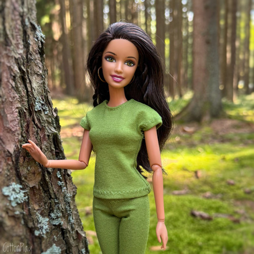 Tričko pro Barbie - zelené