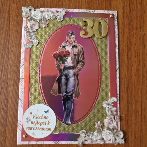 Přání k 30 narozeninám.