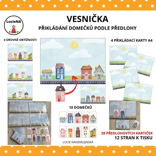 Vesnička - Přikládání Domečků — foto 1