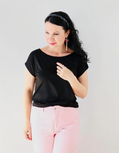 Dámské tričko černé — foto 1