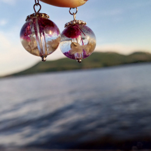 Náušnice nevěstin závoj