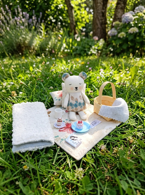 Medvídek na pikniku — foto 1