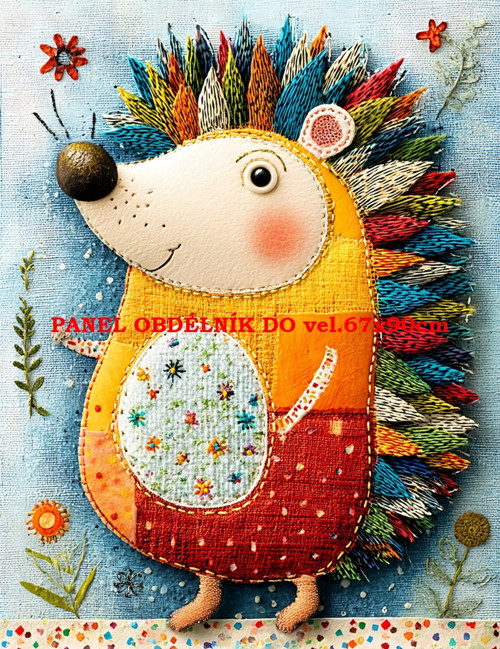 Bavlněný panel 19x25 cm - skladem — foto 1