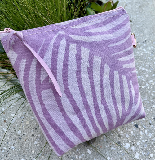 Kosmetická taštička - růžová zebra