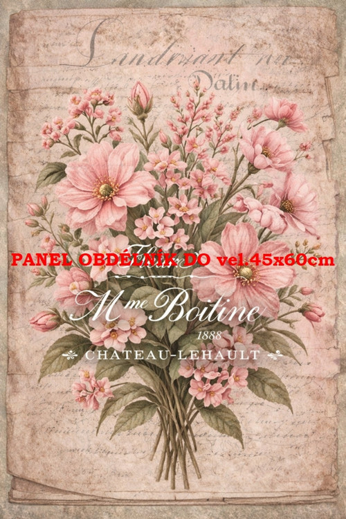 Bavlněný panel 17x25 cm - skladem — foto 1