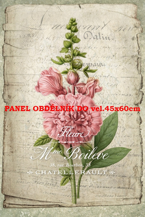 Bavlněný panel 17x25 cm - skladem — foto 1