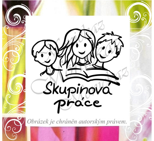 Skupinová práce děti 748. Razítko.