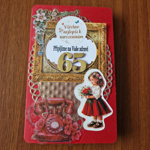 Přání k 65 narozeninám. — foto 1