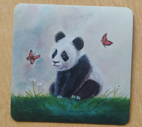 Magnet na lednici, panda