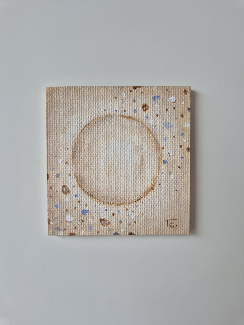 Malovaný magnet – Jarní snění, modrá