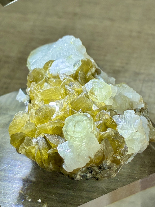 Kalcit Diamond+ dolomit- sběratelský minerál 36 g